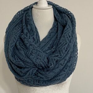 Light and Airy Dusty Blue Infinity Scarf